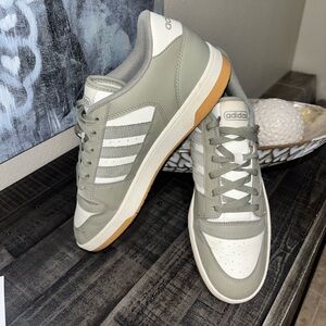 Adidas Break Start in Silver Pebble / Chalk White Mens SZ 11​